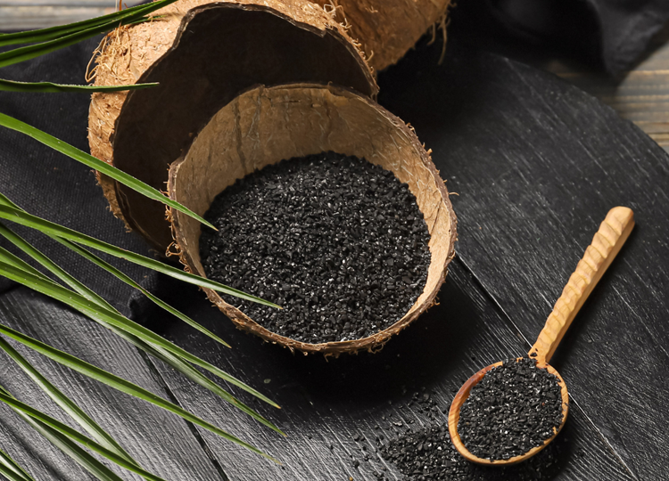 ถ่านกัมมันต์จากกะลามะพร้าว Coconut Shell Activated Carbon